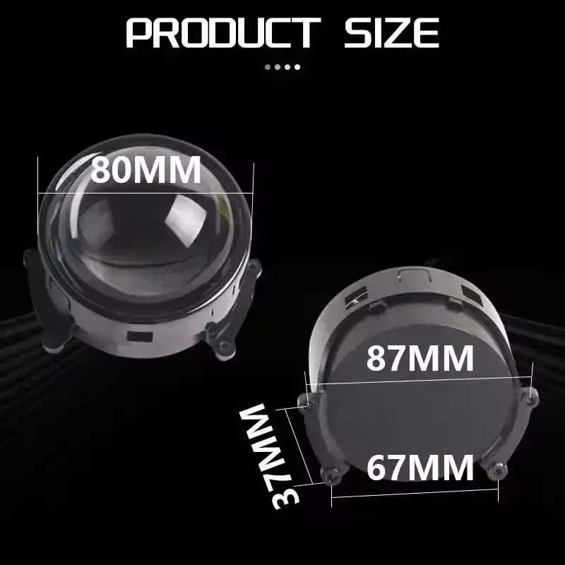 2024 New Dynamic 3 Inch Devil Eyes Lens Lights for 12v Car WIFI Control Eyes Retrofit Kits Headlight Assembly Auto Accessories