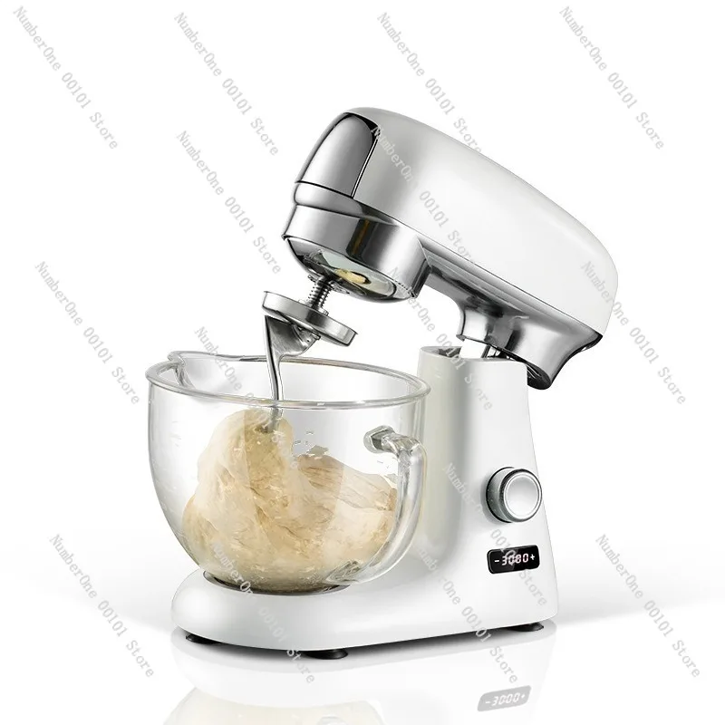 2026 Kitchen Multifunction DC Stand Mixer Dough Kneading Machine Large Capacity Bread Maker Stainless Steel Egg Beater Fresh