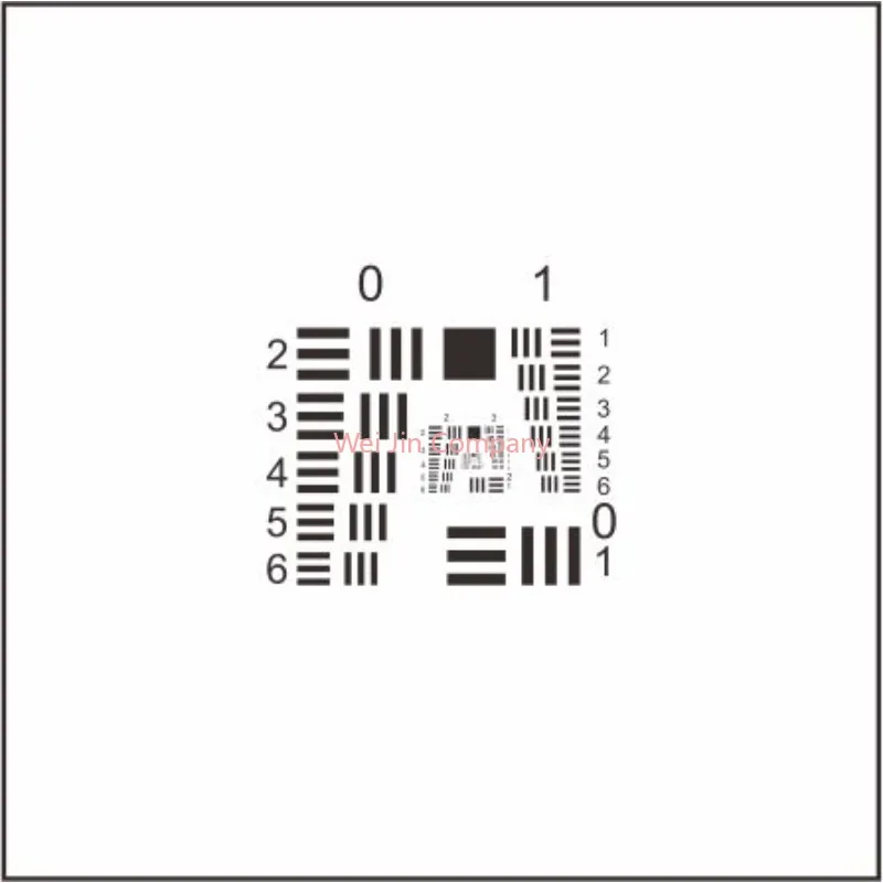 NEW USAF 1951 Resolution Test Chart – MIL-STD-150A Standard Target for Microscopy, Lens & Camera Resolution Testing