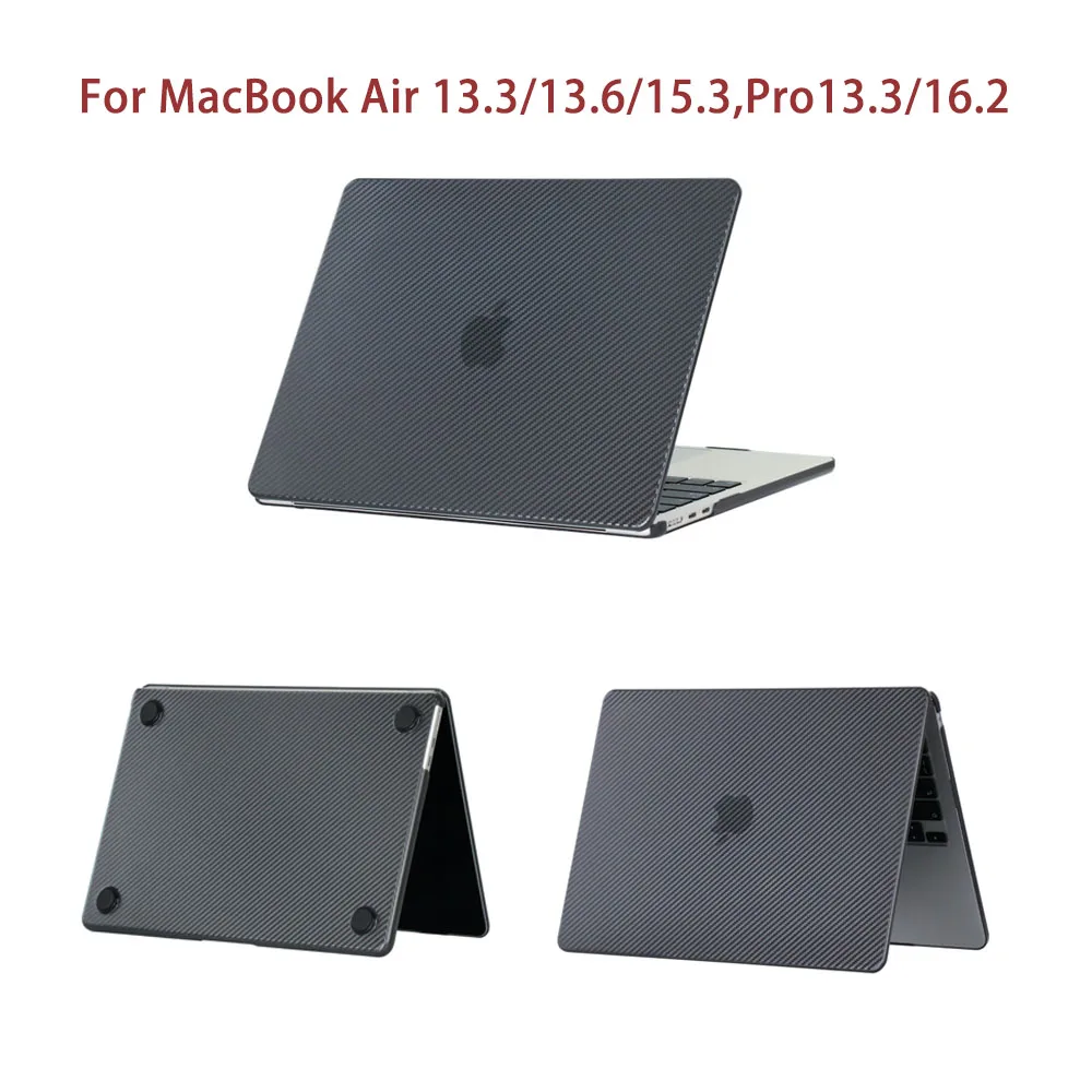 

Laptop Case for MacBook Air13.3 13.6 15 Carbon fiber PC Cover for MacBook Pro13.3 16.2 Model A2337 A2338 A3240 Protective Shell