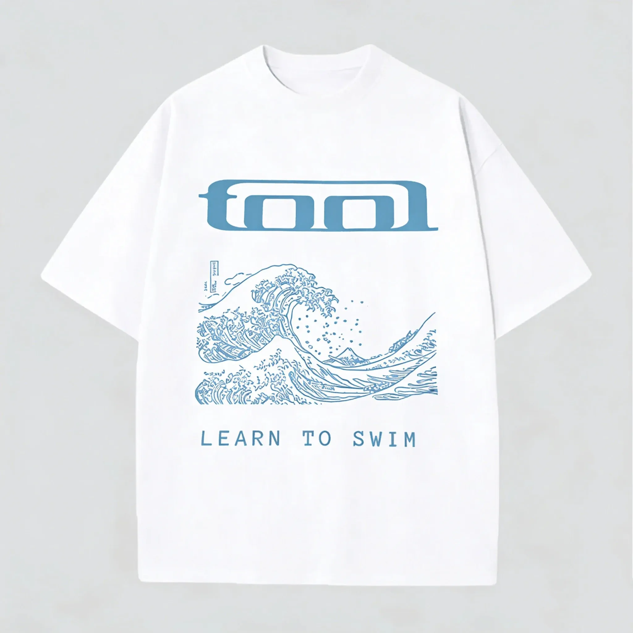 Tool T-shirt Men Women Heavy Metal Band Oversizd Tee Learn To Swim Streetwear O-Neck Cotton Short Sleeve Female Male Clothing