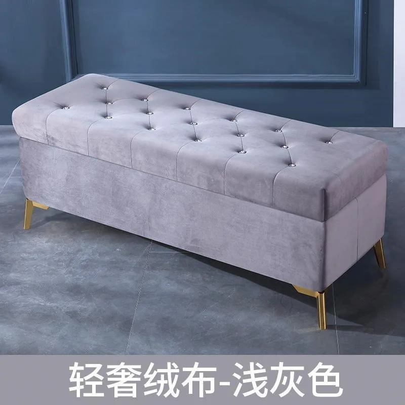 For  Bedside Storage Stool, Bedroom Entrance Bench, Clothing Store Rest Stool Length 180 * Width 42 * Height 42