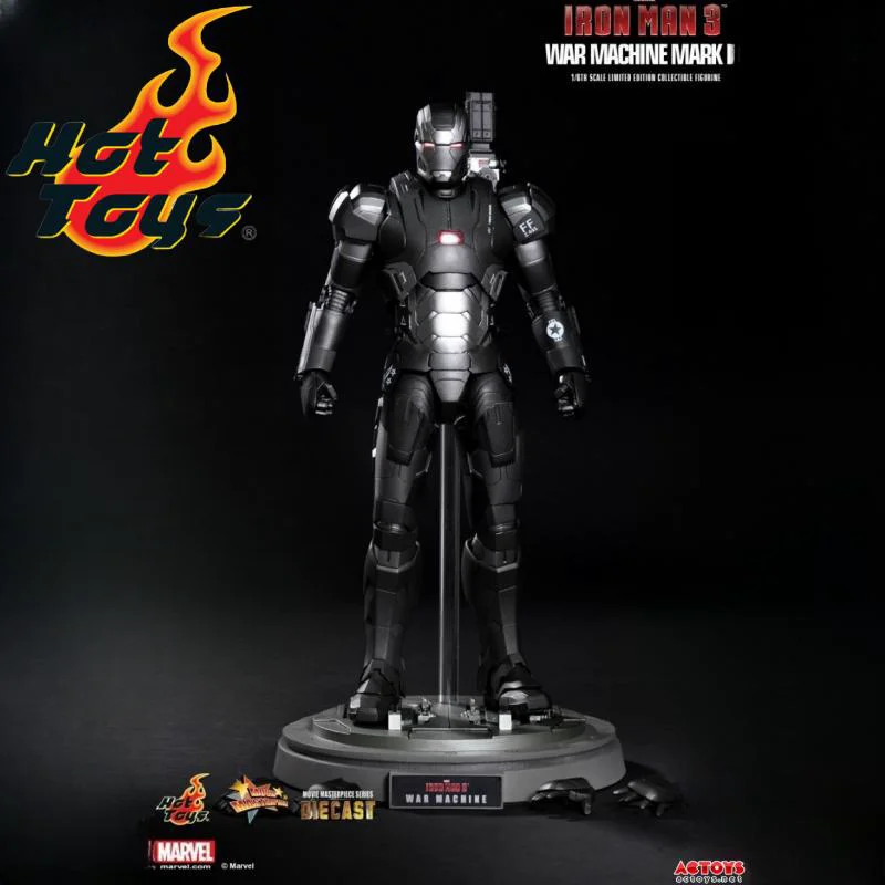 

In Stock Original HOTTOYS HT MMS198 WAR MACHINE MARK II 2.0 Iron Man 3 1/6 Movie Character Model Art Collection Toy Gift