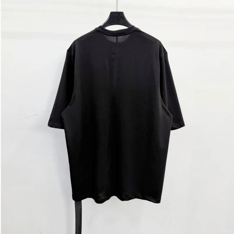 HKSH Men's Dark Short-Sleeve T-shirt Niche Avant-Garde High Street Loose Fit Regular Shoulder Trendy Tees Chic Ins Punk HK22759