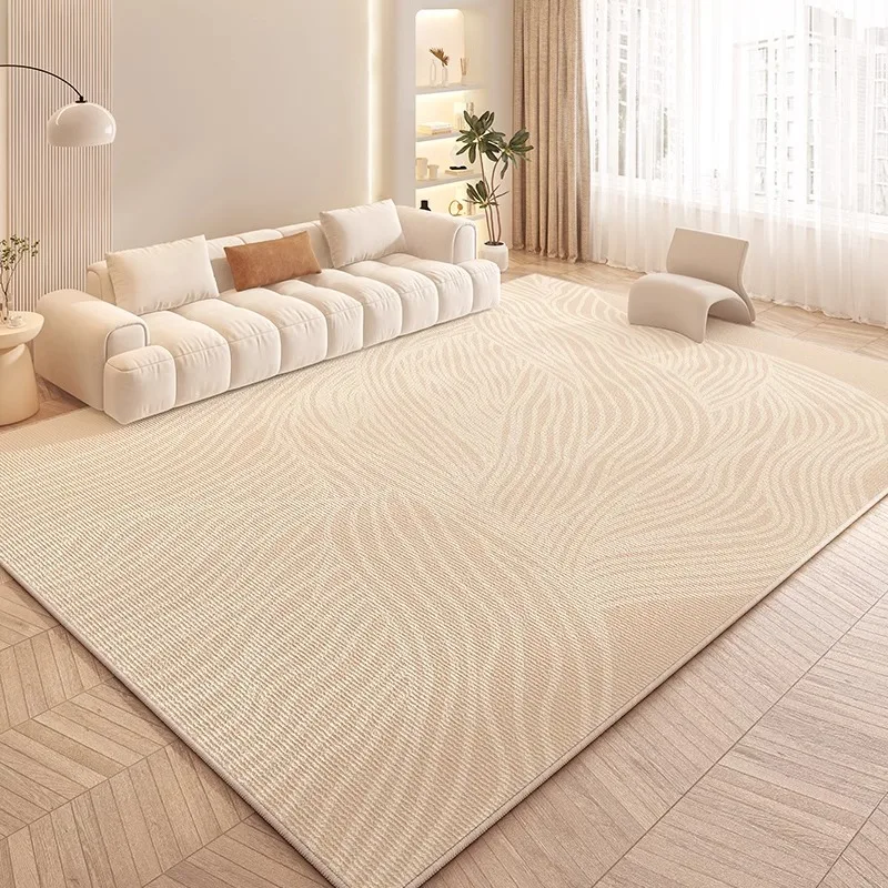 Living Room Carpet Bedroom Bedside Rugs Big Size Sofa Beige Floor Mat Soft Machine Washable Large Area Rugs Alfombra De Salón