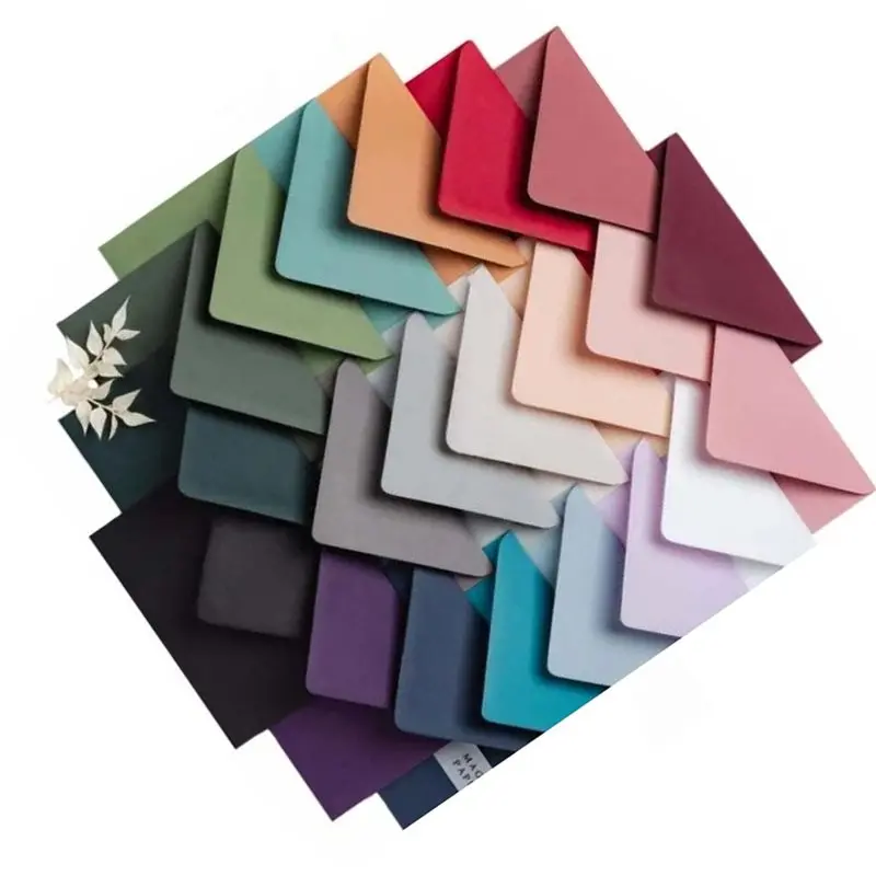 ABJG-Morandi Small Envelopes Mini Blank Paper Gift Envelopes For Greeting Cards, Holiday Presents