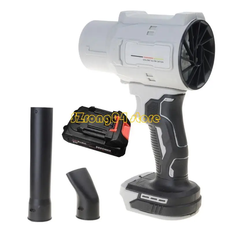 

H4GD Cordless Violent Blower 21V High Power Leaf Blower for Car Wash and Lawn Care for Home Outdoor Use