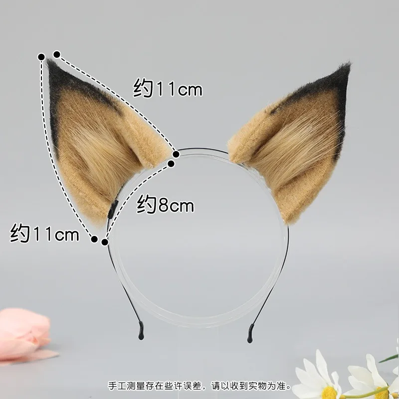 Anime Party Hoofdtooi Beest Vos Oren Hoofdband Haar Hoepel Anime Lolita Pluche Pluizige JK Sakura Haar Kostuums Cosplay Accessoires