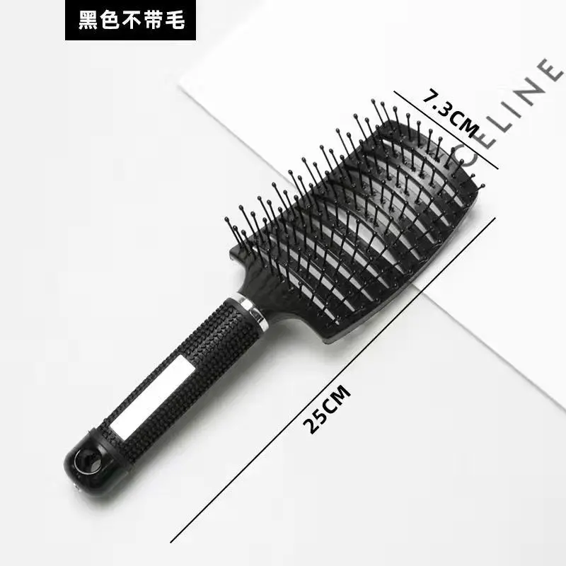 

Large fluffy hair comb; straightening comb; massage comb; portable bristle hair comb for men and women