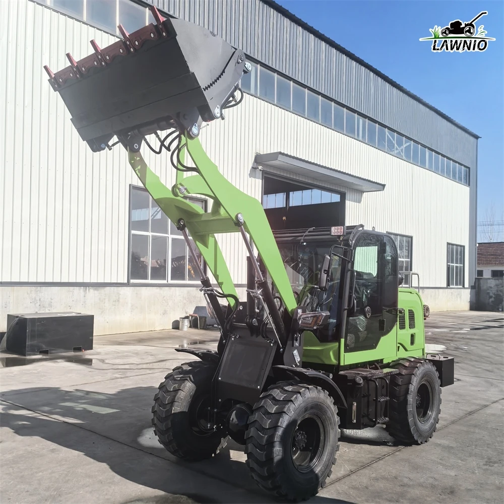 Factory Direct Supply  Wheel Loader  265 Hydraulic Torque Converter and Fast Working Cycle Farm Work  Loader