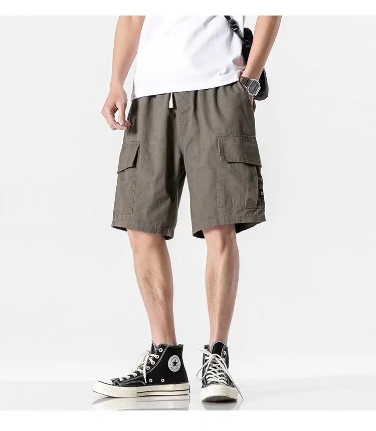 Men Shorts Cargo Shorts Big Size Shorts Breathable Cargo Short Casual Comfort Hip Hop Men Trend Cargo Shorts Casual Straight Sho