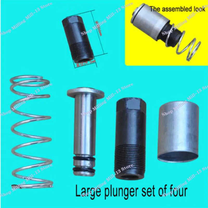 

1 Set Jack Plunger Kit Horizontal Double Pump 3 Tons With Spring Jack Spare Parts Auto Repair Tools