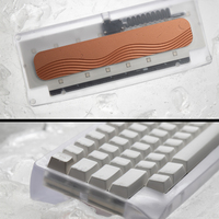 KBDfans Customized Mechanical Keyboard Agar Kit CNC Aluminum Shell Hot Swap Static Capacitor EC HHKB Layout Simple for Gamers
