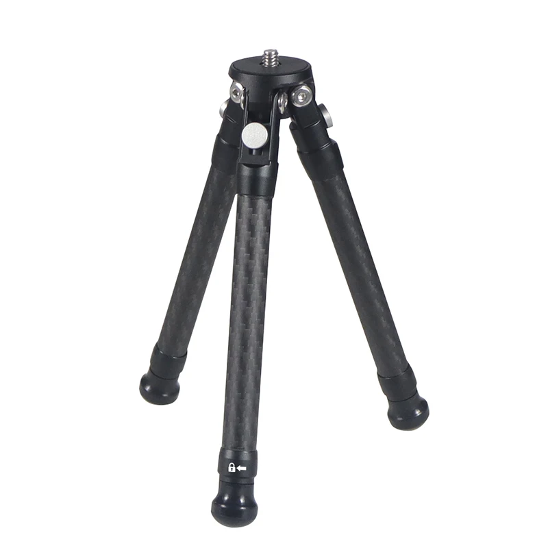 Mini Stativ Halterung Carbon Faser Desktop Ausziehbare Stativ Universal 1/4 "Schraube für DJI OSMO360 für Telefon DSLR Kamera – Detail 11