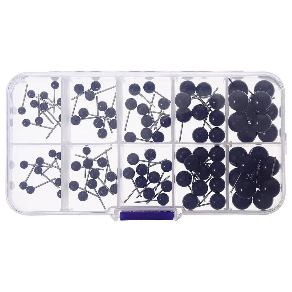 

100Pcs DIY Safety Eyes for Crochet Animal Different Sizes Plastic Eyes for Stuffed Animals Craft Supplies