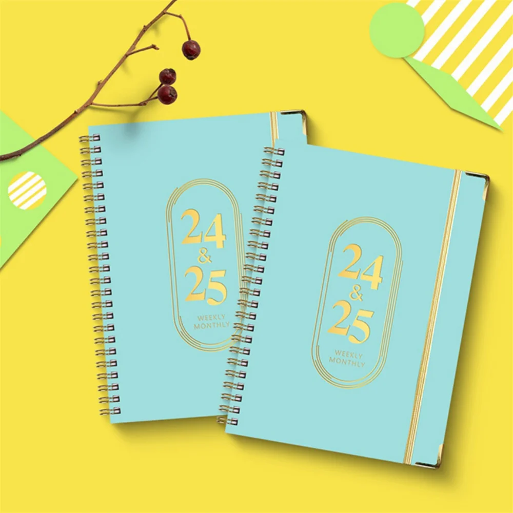 2024-2025 English Notebook A5 Diary Work and Exercise Schedule Notebook Art Students Sketch Book Memo Graffiti Stationery