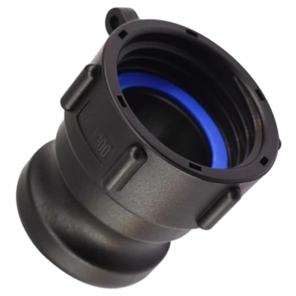 2 inch Polypropylene Tote Adapter for Connecting For IBC Tanks to Cam and Groove Equipment with Buttress Thread Compatibility