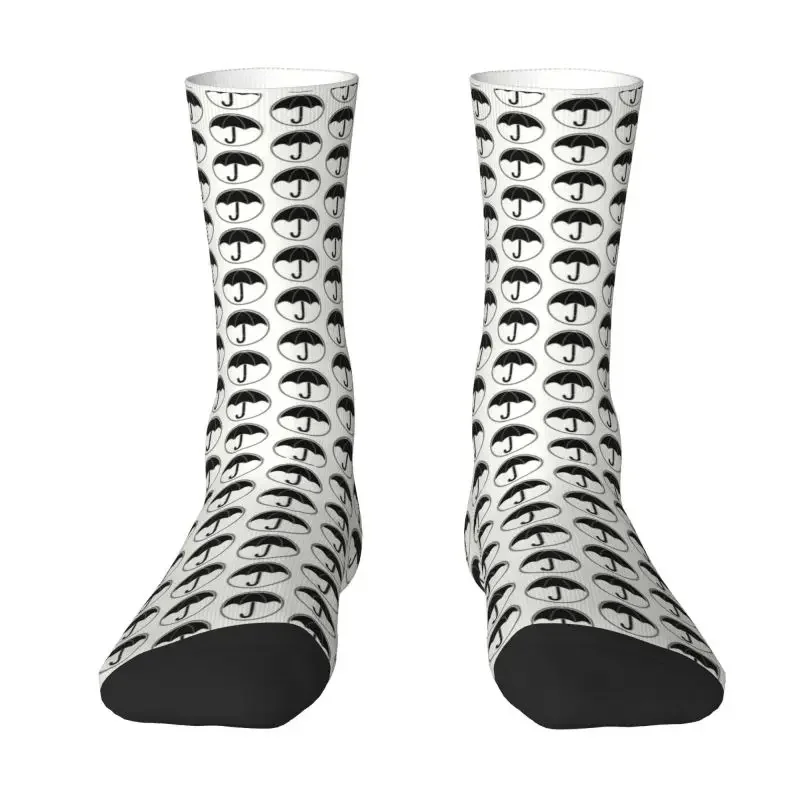 Fun Print The Umbrella Academy Socks for Men Women Stretchy Summer Autumn Winter TV Show Crew Socks