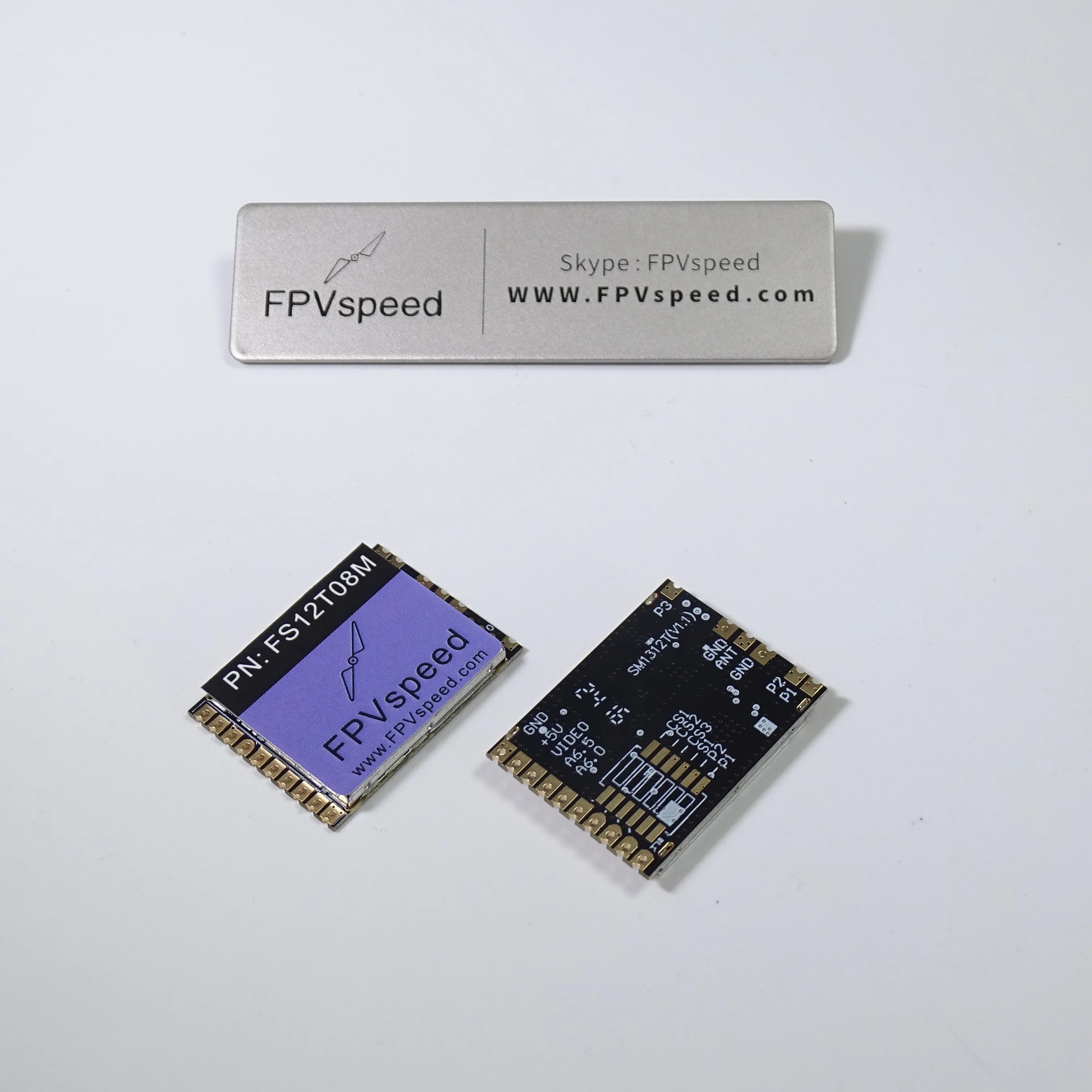 FPVspeed FS12T08M SM1312T 1.2G 1.3G 800mW Wireless Image Transmission Module, Power Adjustable