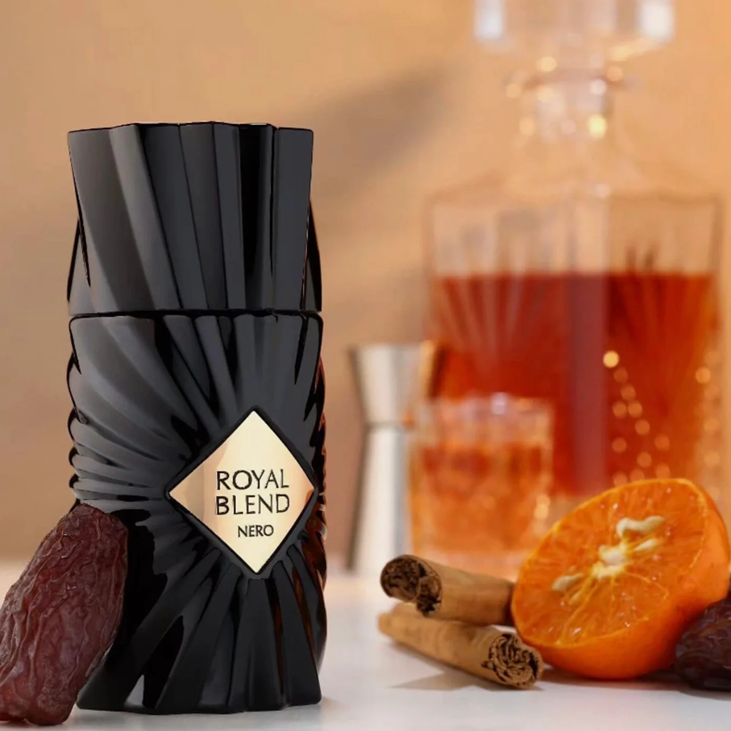 French Avenue Royal Blend nero Fragrance World 3.4FL OZ Eau de Parfum Spray men perfume Long Lasting Fresh Fragrance for Men