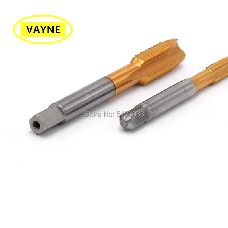 VAYNE HSSE British system rubinetti a punta a spirale rivestimento in stagno BSW1/8-40 3/16/70-24 3/16/90-32 5/32/90-24 7/32/90-32 7/32/70-20 1/4/90-18
