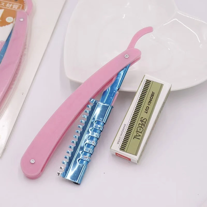 Disposable Eyebrow Razor Trimmer with Steel Blade Design Gentle Facial Hair Remover Essential Beauty Tool for Smooth Eyebrow Sha