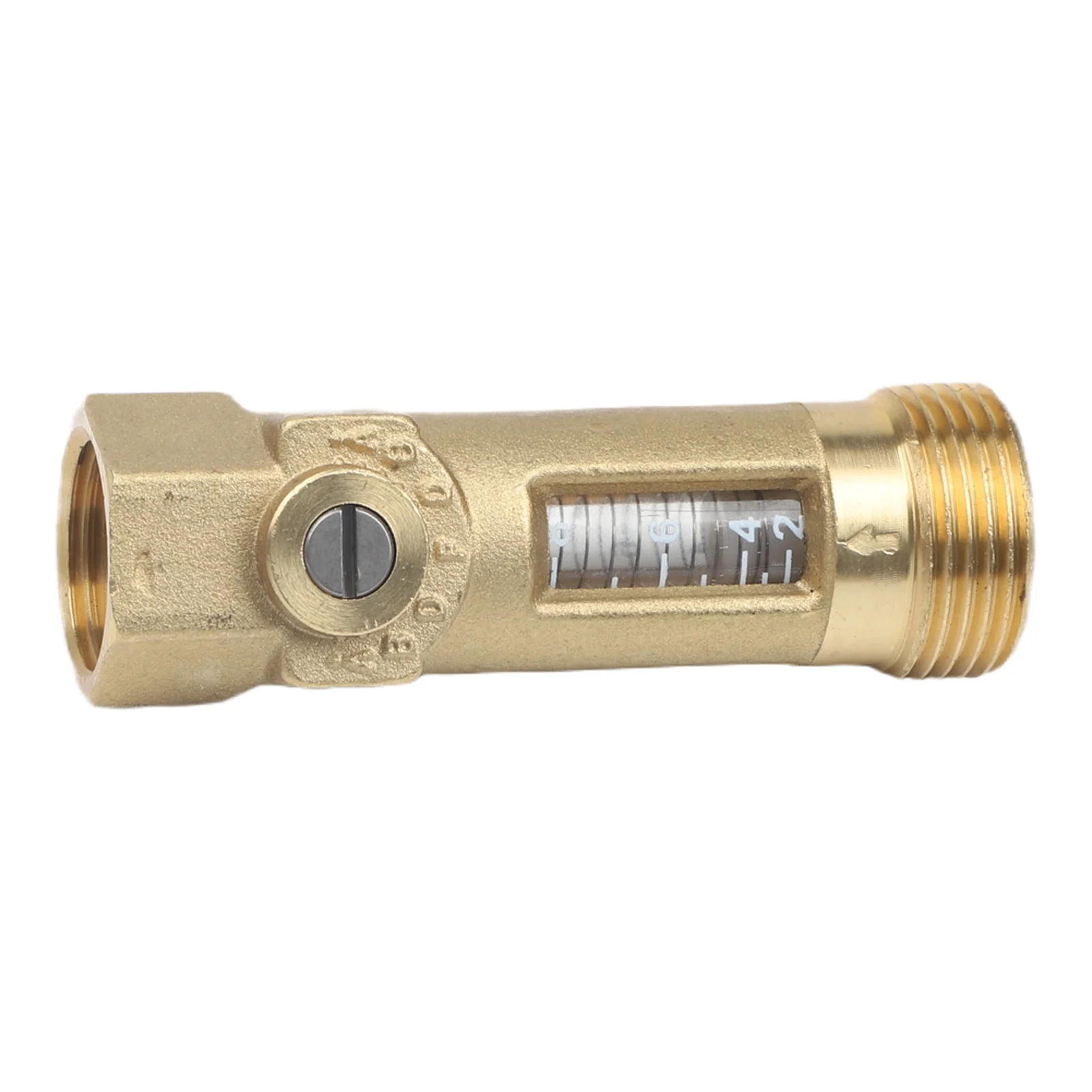 All Copper Flow Reader Balancing Valve 2-8L Min With Adjustment Scale For Drinking Water Pipeline HVAC Installation Accessories