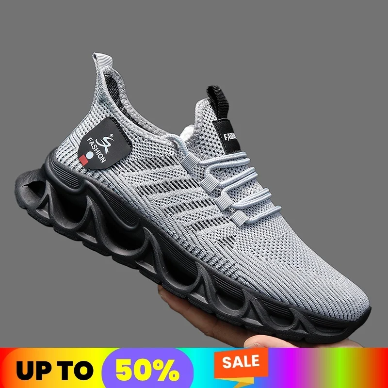 

New Sports Running Shoes Men Casual Marathon Breathable Ultralight Women's Comfortable Athletic Nonskid Sneakers Fitness Tenis