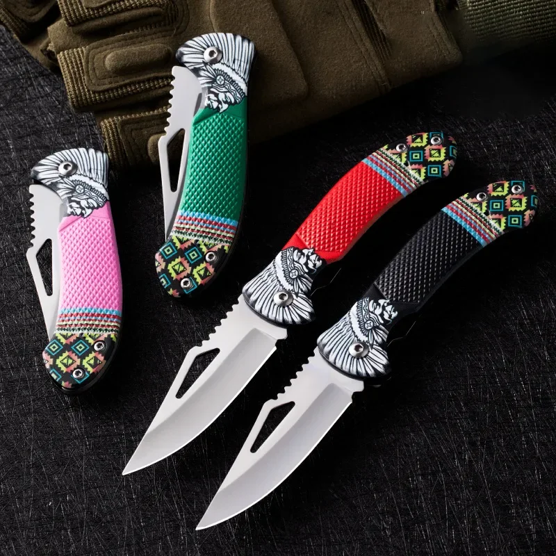 Stainless Steel Folding Knife Fillet Knife fishing boat fishing accessories with PP Handle Easy To Carry Camping Meat Cutting