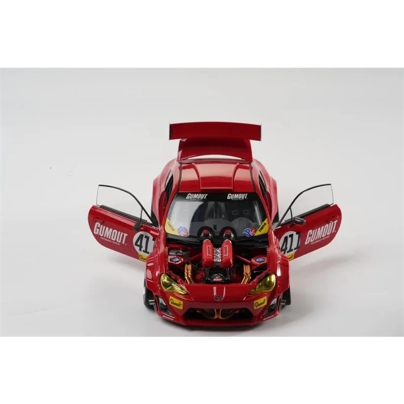 JDM 1:18 GT4586 motor completo de aleación de edición limitada, modelo de coche de simulación de motor totalmente independiente, juguete para niños, coleccionable para adultos.