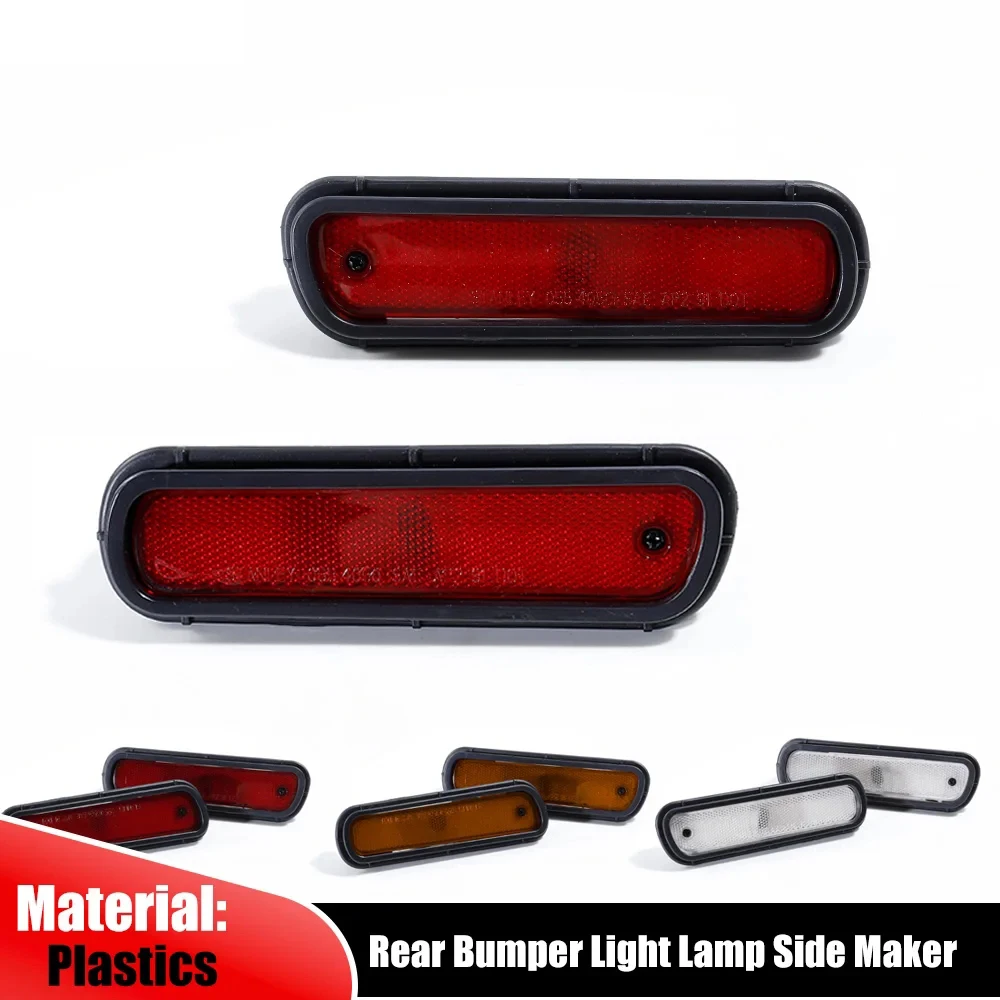 Rear Bumper Light Lamp Side Marker For Accord Civic Acura Prelude Reflector Light Red White Orange