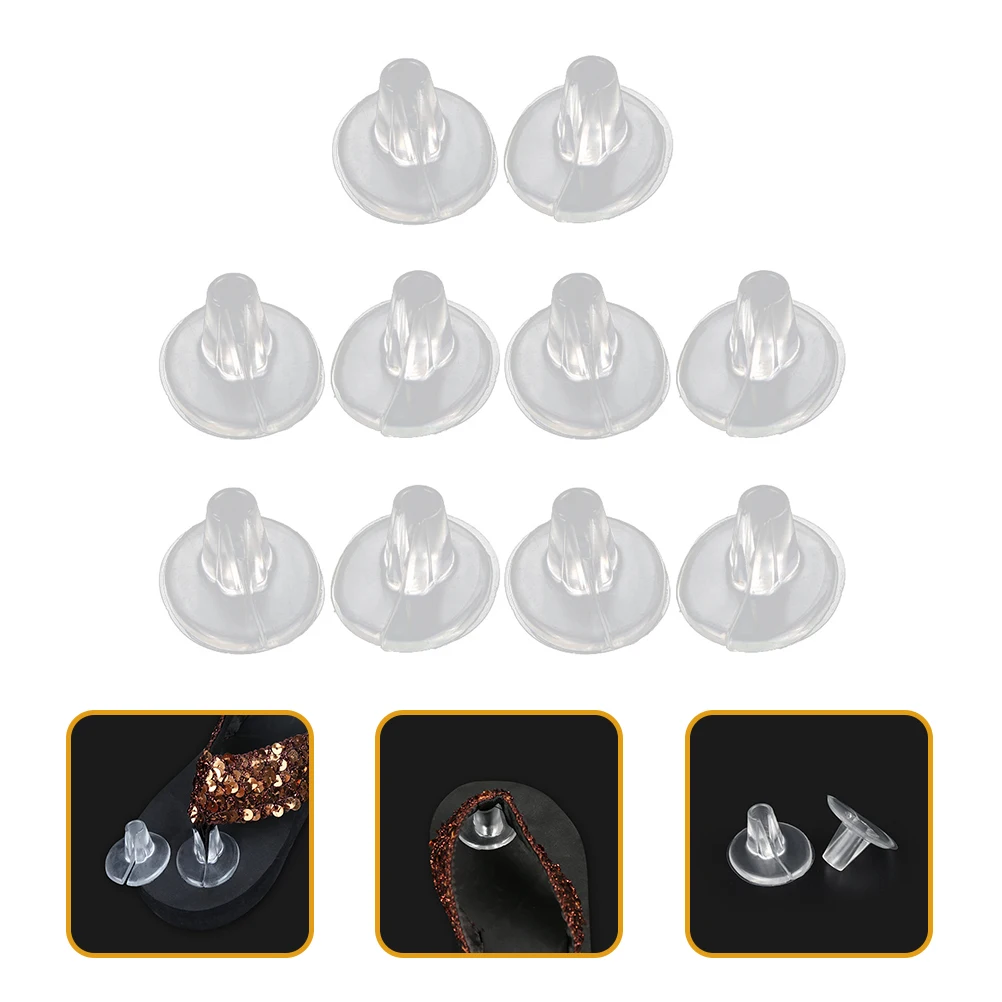 

5 Pairs Anti-wear Foot Pad along with Non-slip Toe Cushion Nail Protectors for Shoes Gel Sandal
