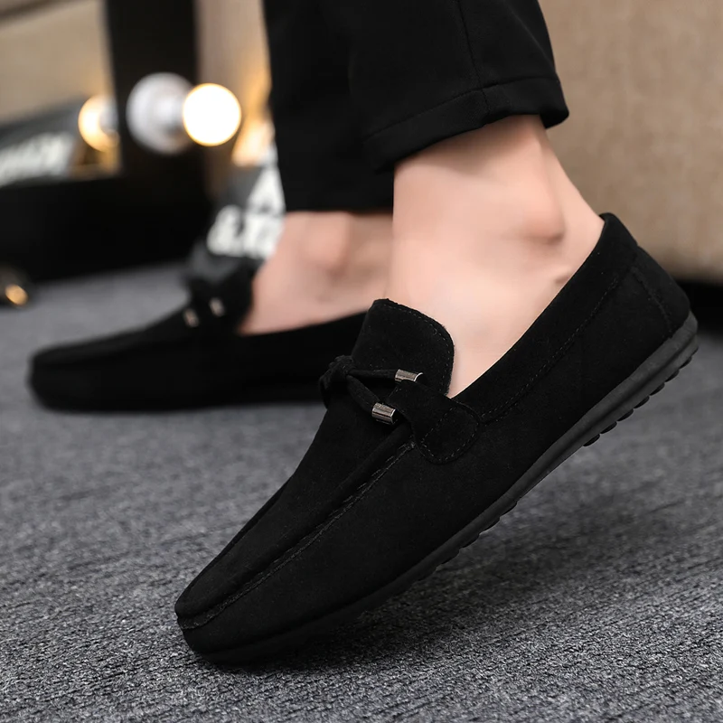 Sapatos de negócios respiráveis para homens, mocassins masculinos confortáveis, confortáveis e elegantes, novos e elegantes para oficial, verão