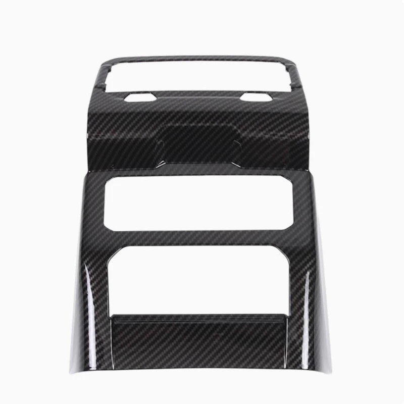 For BMW 5 Series i5 G60 G61 G68 2024 ABS Carbon Fiber Car Rear Air Conditioning Vent Protective Cover Interior Car Accessories