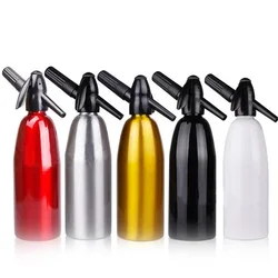 1L Sparkling Water Maker Flavor Soda Blaster CO2 Cocktail Bubble Drinks Pressurizer Soda Siphon Accessories Aluminum