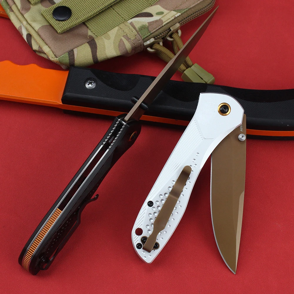 BM 710 High Hardness S90v Pocket Folding Knife Aluminum Handle Portable Tactical Hunting EDC Knives Outdoor Survival Tool