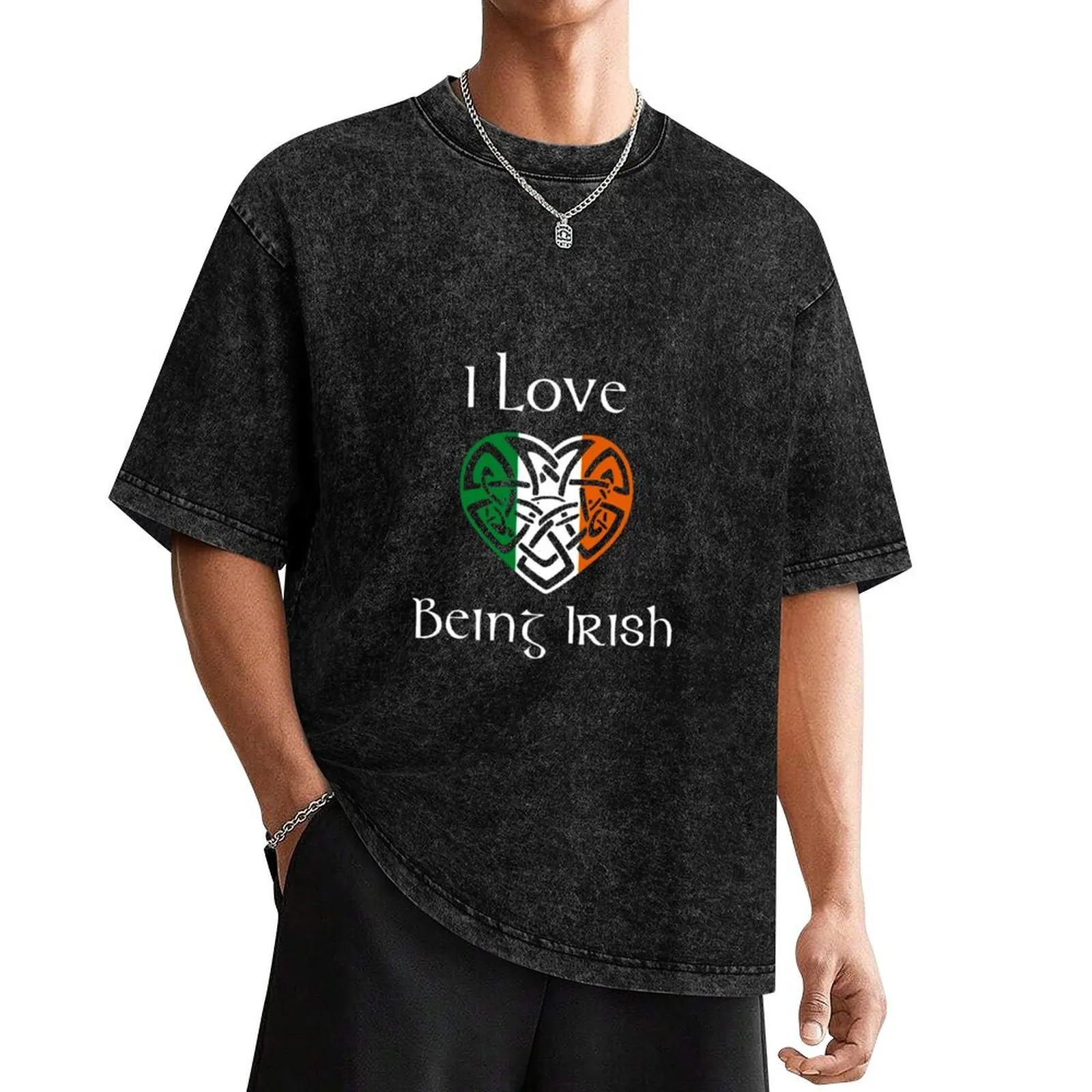 

I Love Being Irish T-Shirt graphic t shirt vintage vintage anime shirt luxury clothing labubu cute tops Men's t-shirt