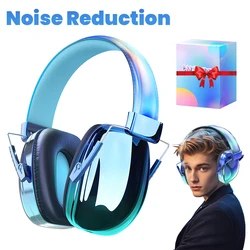 QearFun 34dB Earmuffs Noise Reduction Cancelling Headphones for Adults Kids Autism Adjustable Hearing Protection for Shooting