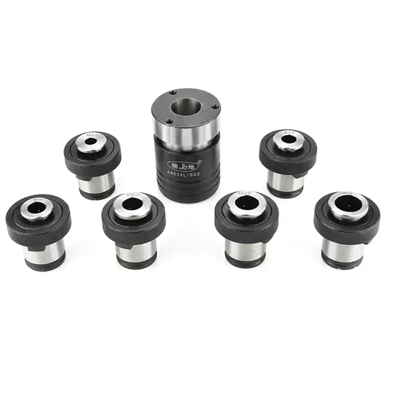 7pc set Quick change of tap chuck J4016 B18 J4012 B16Anti-overload protection tap chuck for ISO or JIS standard,drilling machine