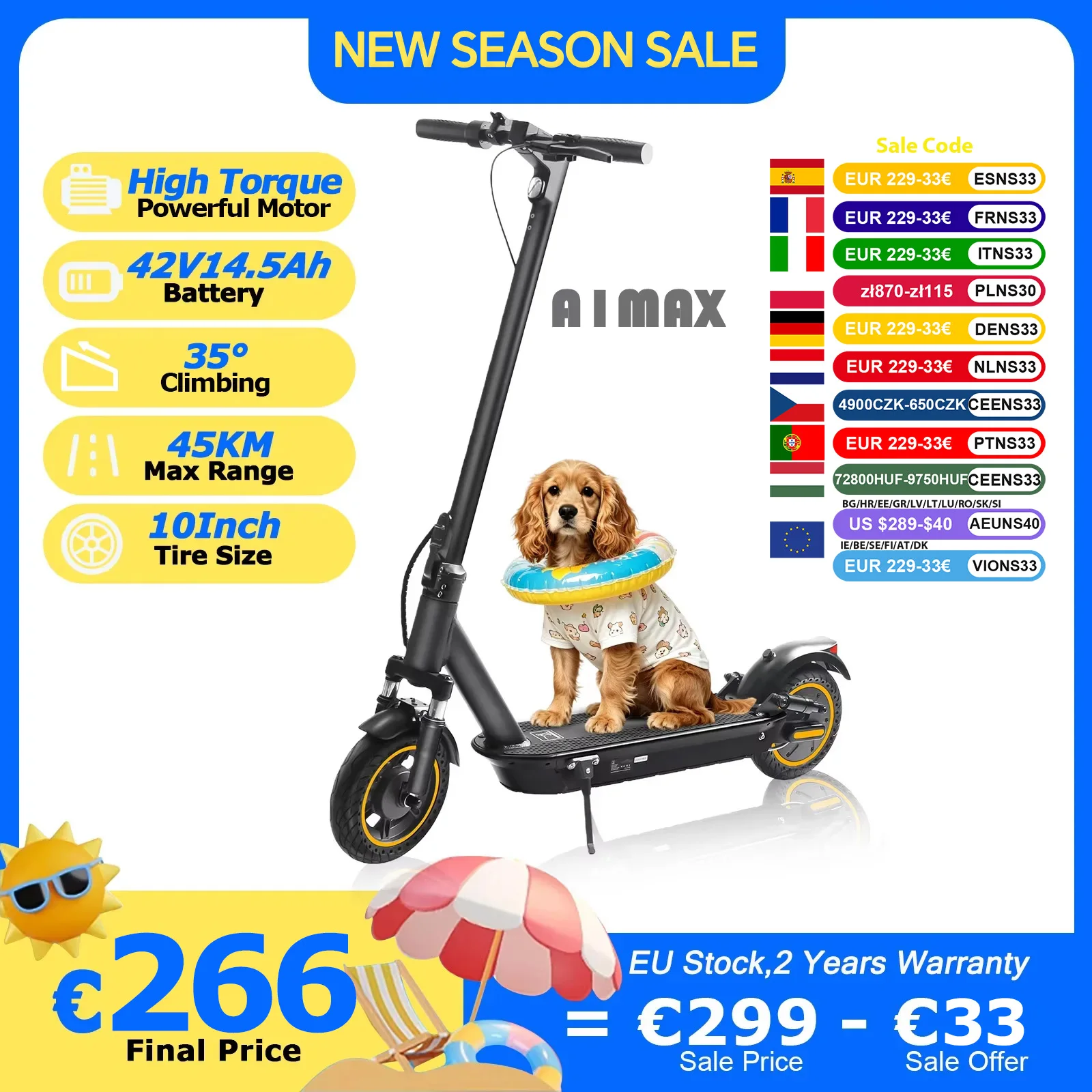 JUICEASE TX01 Elektroroller Leistungsstarker Motor Hohe Geschwindigkeit 45KM Reichweite 42V14.5AH 10-Zoll Luftreifen Hochkapazitätsbatterie Smart Faltbar A1MAX ESMAX AOVOPRO E-Scooter
