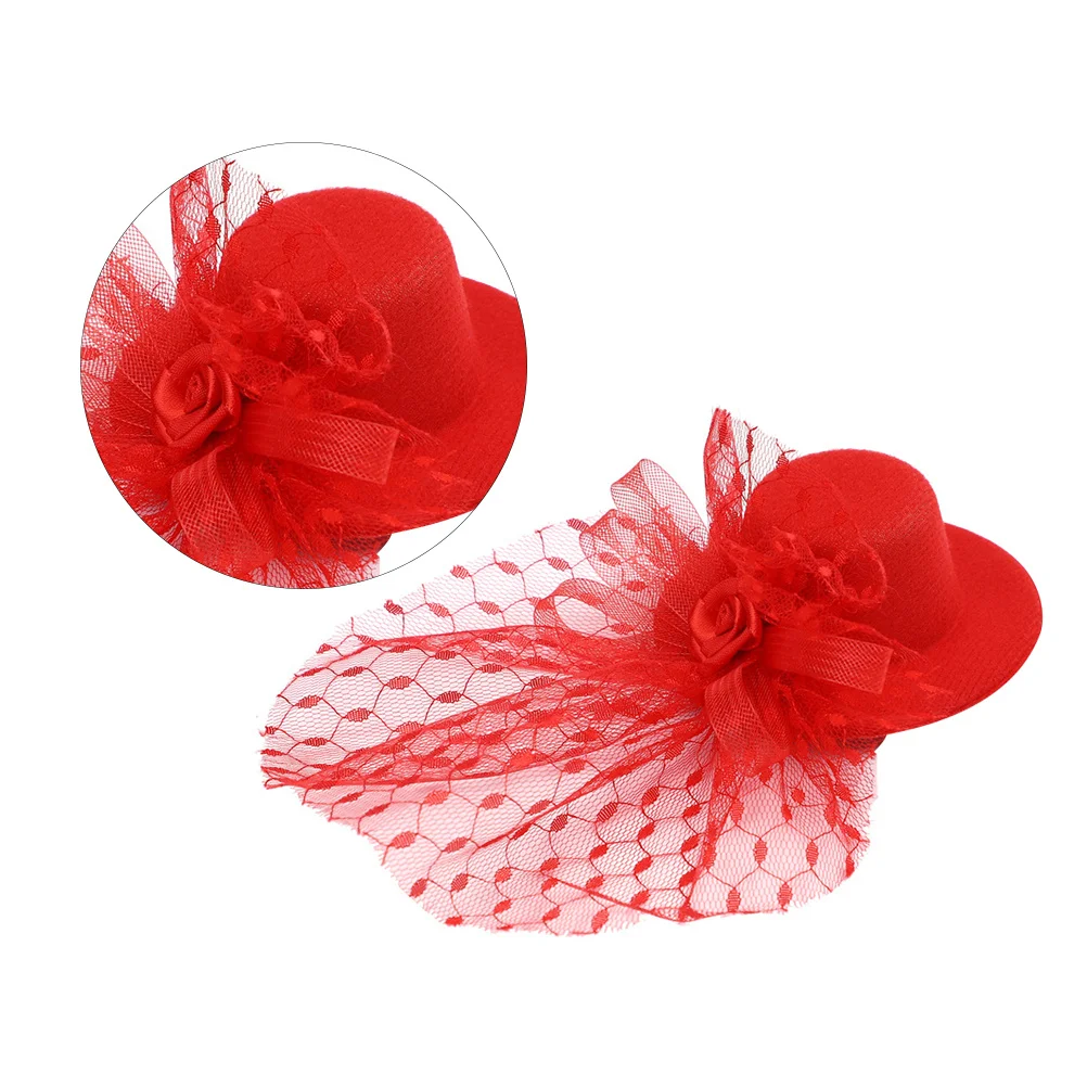 

1Pcs Dog Hat Bright Random Color Metal Fabric for Valentine's Day Festival Photo Party Decoration Dog Cap