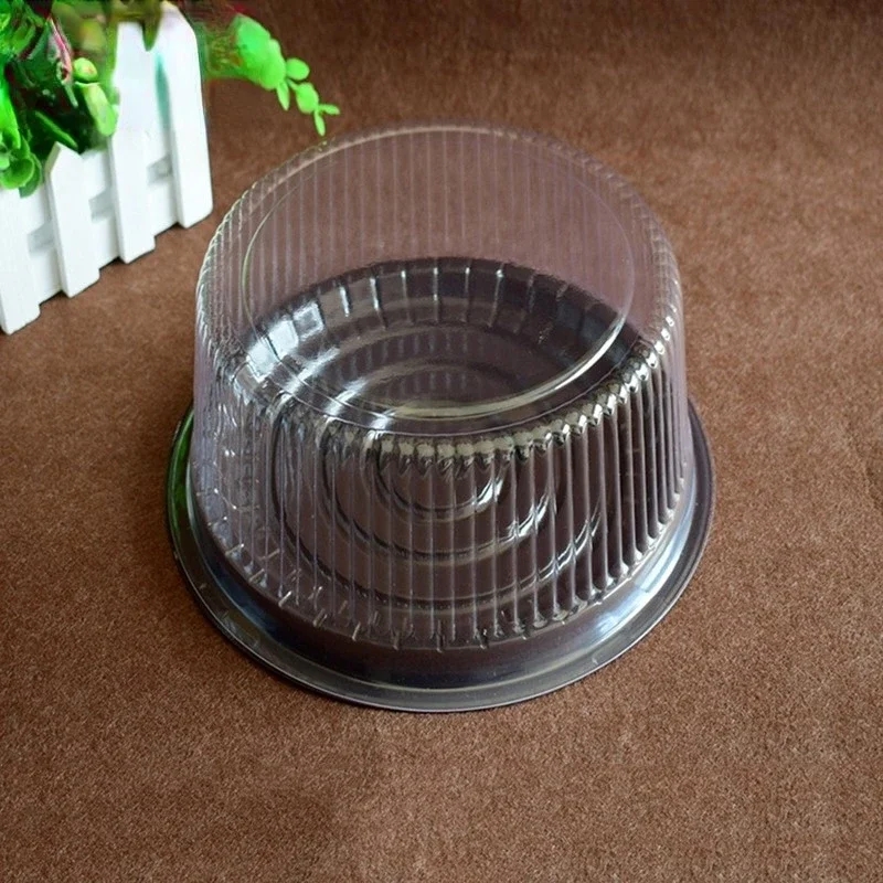 10pcs 8/6 Inch Transparent Cake Box Plastic Cake Boxes And Packaging Transparent Clear Cupcake Muffin Dome Holder Cases Wedding - Image 5