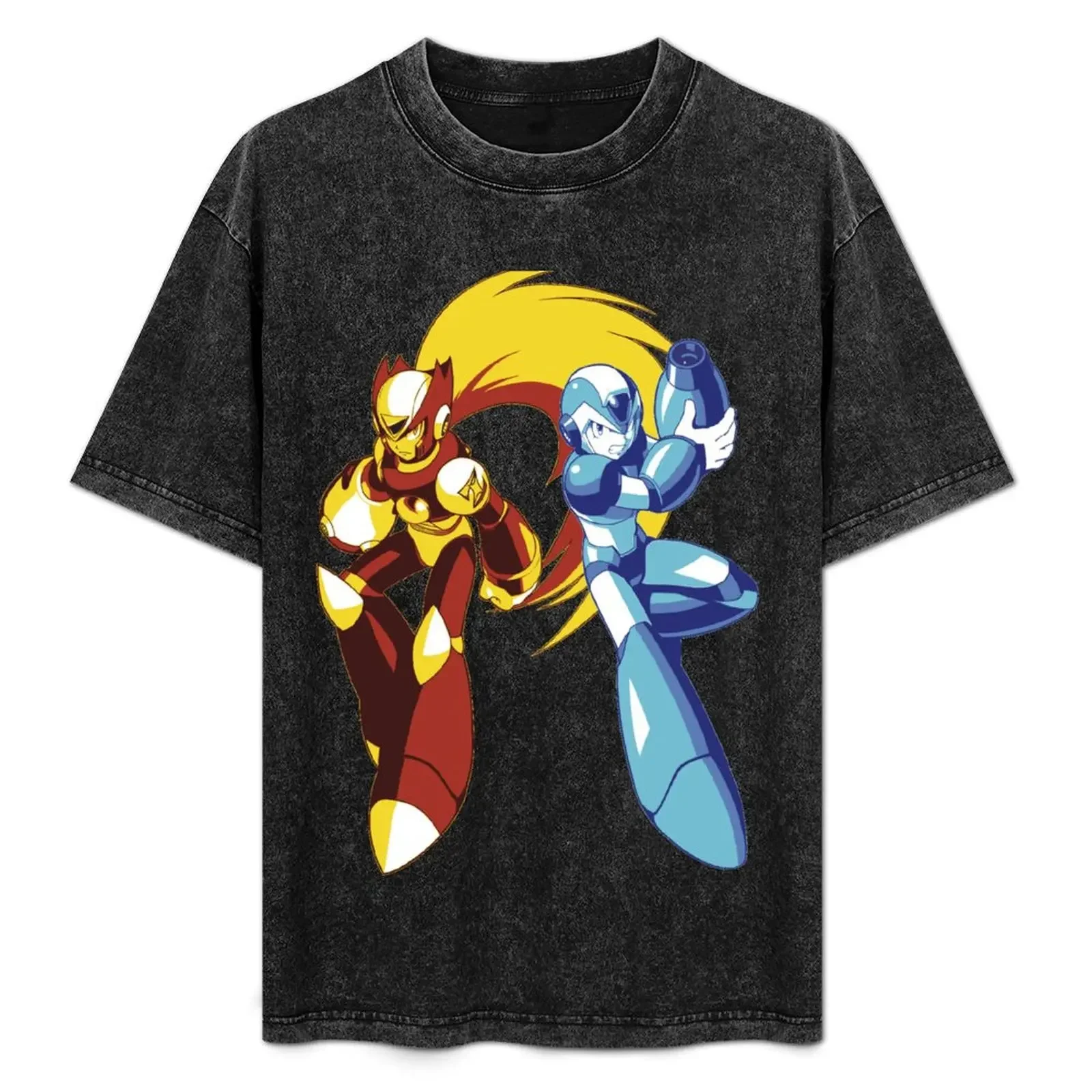 

Mega Man And Zero — 01 T-Shirt anime stuff blue lock funny costumes mens designer t shirt