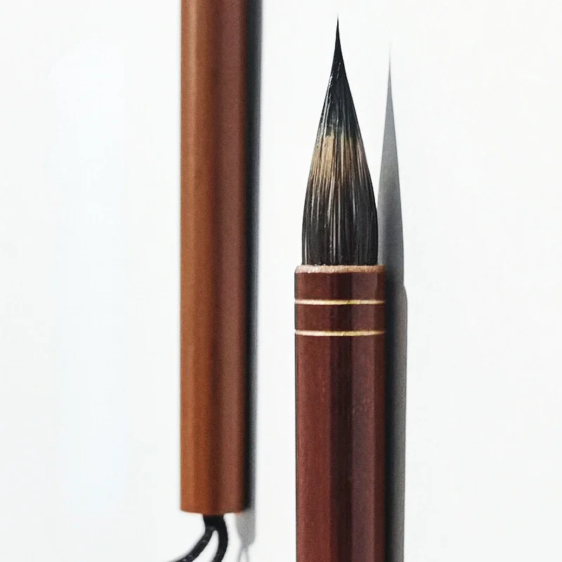 Rabbit Hair Brush Chinese Calligraphy Brush Pen Professional Small Level Regular Script Creation Copy Scriptures Supplies