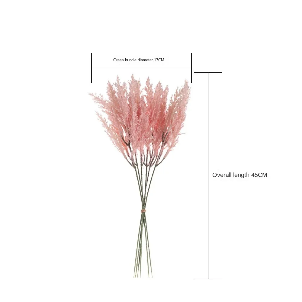 6pcs/set Artificial Flower Bridal Twigs with Flowers Wedding Flowers Home Decoration Hand Bouquet Rose Wall Home Decor