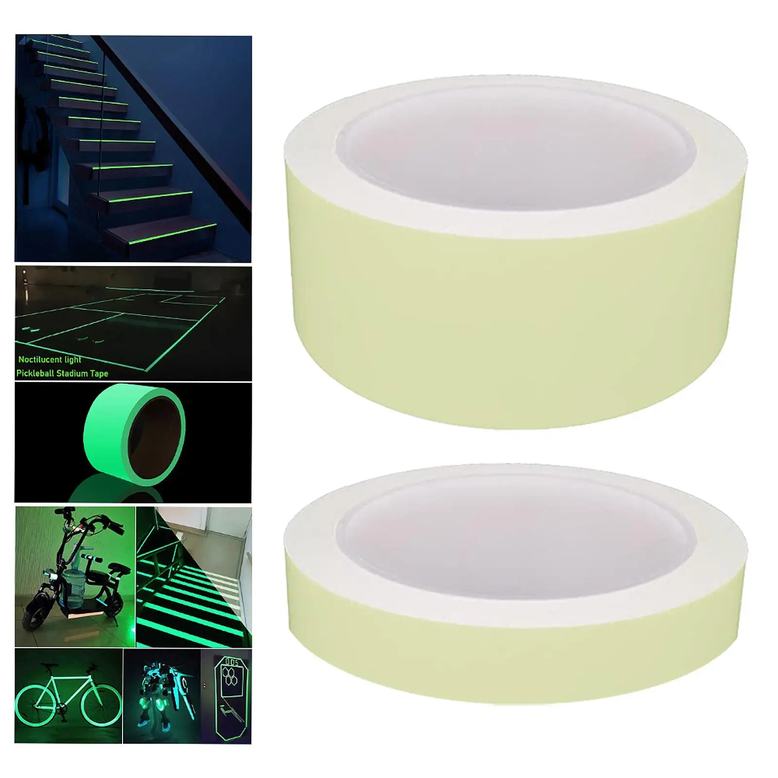 Glow in The Dark Tape Multifunctional High Bright for Floor Stage Stairs