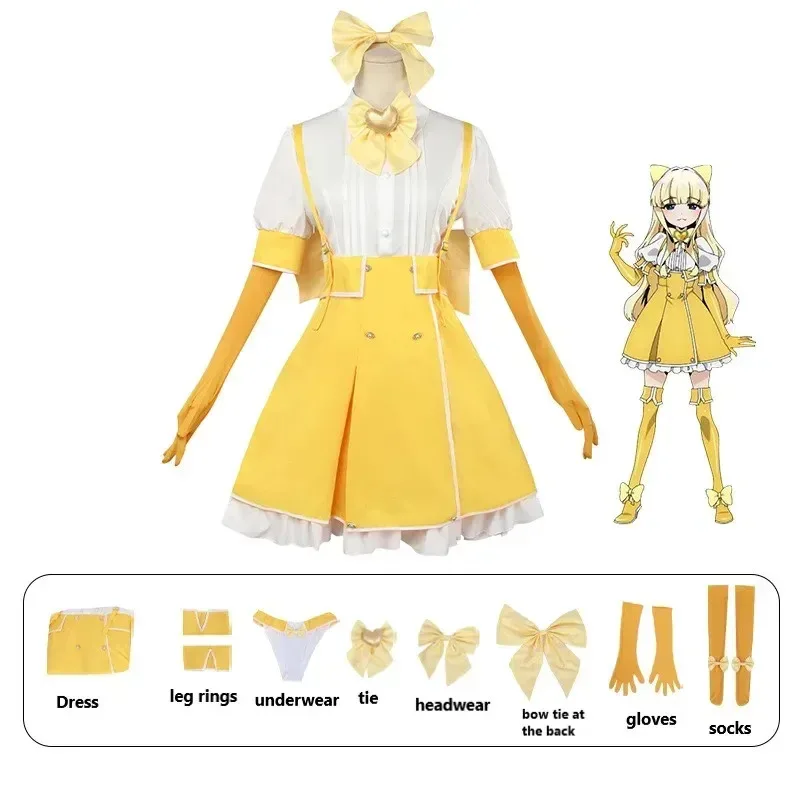 AIAI 2025Anime Gushing Over Magical Cos Minakami Sayo Cospaly Hanabishi Haruka Tenkawa Kaoruko Костюм парик Костюмы на Хэллоуин fo