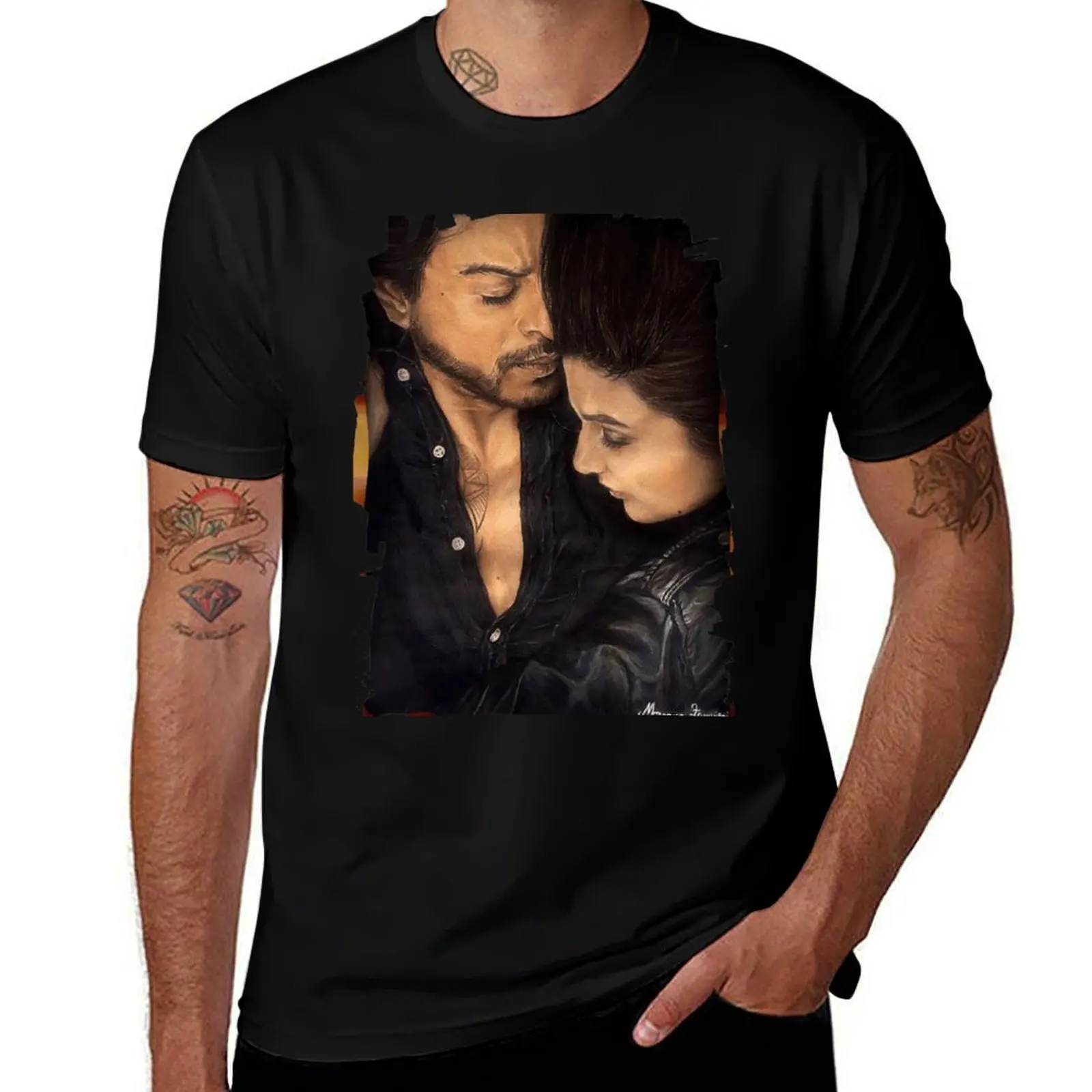 Cómo Harry met Sejal camiseta camisetas para hombre algodón divertido hombre camiseta pesada algodón camisetas para hombre paquete camiseta blanca