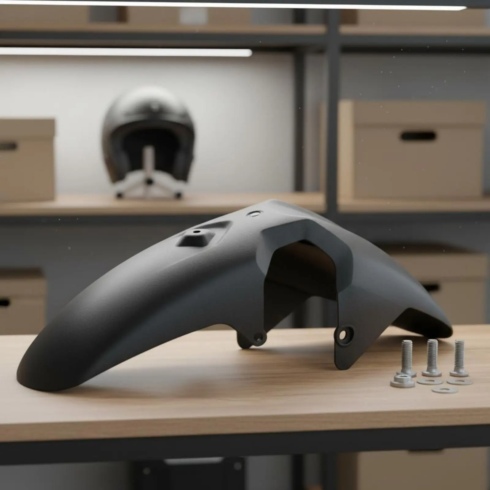 

Front Wheel Mudguard Long-Lasting Front Mudguard Motorcycle Spray Guard Easy to Install Mud Guard for Weather-Resistant Riding