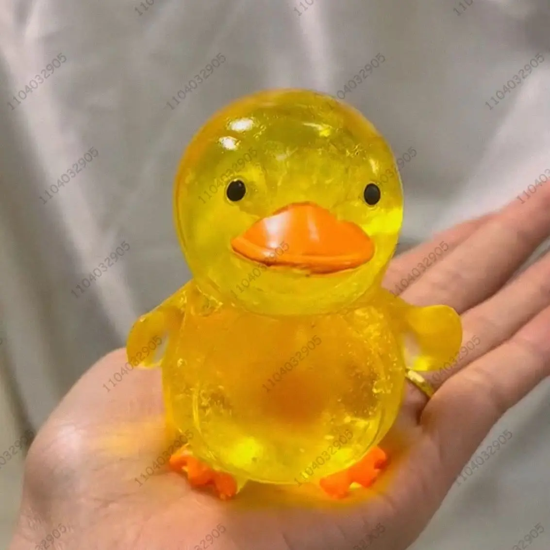 Bola antiestrés de pato de gelatina, pelota antiestrés molable, pato amarillo, pingüino, Mochi, juguete para apretar, alivio del estrés, juguete para relajar las manos, regalo